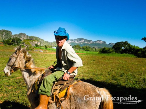 Tour of the Tobacco Plantations on horse, Vinales, Cuba