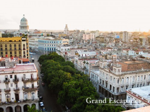 View of Habana from the roof top restaurant of the Hotel Sevilla, La Habana, Cuba