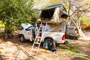 Fully equipped 4WD from Bushlore, with Roof-Top Tent - First Time Camping... Mlibizi Zambezi Resort, on the Shores of Lake Kariba, Zimbabwe, Africa