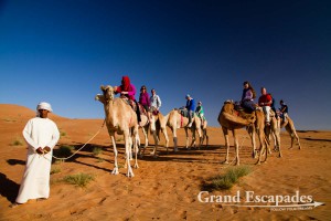 Nomadic Desert Camp, Wahiba Sands, or Ramlat al-Wahiba (also called Sharqiya Sands), Sultanat of Oman, Arabic Peninsula