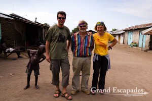 With Paul, in the Fisher village of Butiaba, on the shores of Lake Albert, North Uganda, Africa