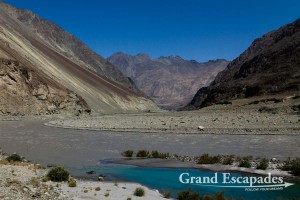 Shyok River and Shyok Valley, Baltistan, Ladakh, India