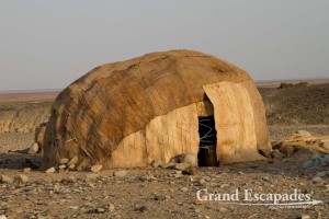 Hut in the Afar village of Hamed Ale, Danakil Depression, Ethiopia