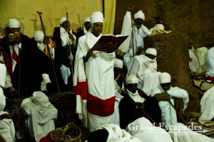 Easter Sunday at Bet Maryam Rock-Hewn Church, Lalibela, Ethiopia