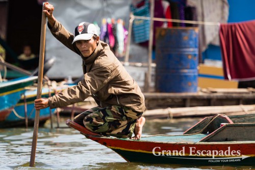 Floating Village of Kompong Luong, on the Tonle Sap, Cambodia