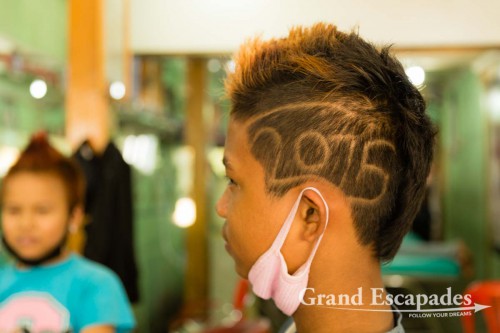 Hairdresser, Beauty Salon, Mandalay, Myanmar