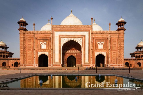 Red Sandstone Mosque, Taj Mahal, Agra, Rajasthan, India