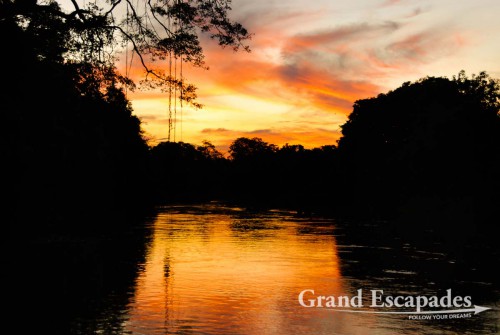 Boat tour on the Yacuma river - This river merges with a contributary of the mighty Amazon, La Pampa, Rurrenabaque, Bolivia