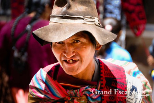 Traditional "Indigenous" Sunday Market in Tarabuco, Bolivia, South America