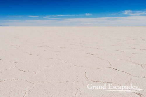 The Salar de Uyuni, the biggest Salt Lake in the world, as big as half of Switzerland! Southwest Bolivia, South America