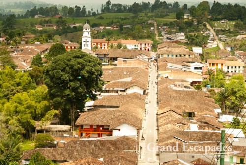 Salento, a small colonial village, Zona Cafetera, Quindio, Colombia, South America