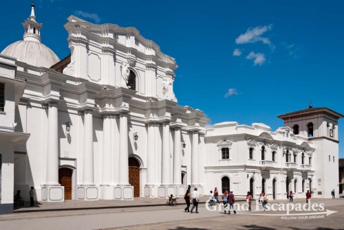 Colonial city, colonial architecture, Popayan, La Ciudad Blanca, the White City, Cauca, Colombia, South America