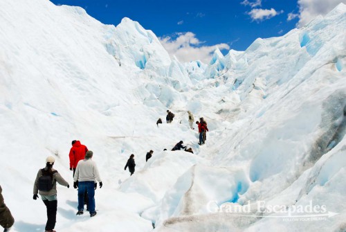 Trekking the Glacier Perito Moreno, El Calafate, South Patagonia, South America