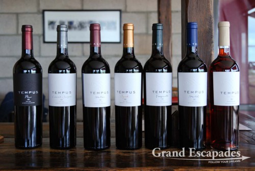 At très chic Tempus Alba, we decided to sample their whole range of 6 red wines and a rosé which enabled us to compare all the famous red wines of Argentinean in one go: a Malbec Rosé, a Merlot, a Tempranillo, a Syrah, a Malbec, a Cabernet Sauvignon and last but not least, a cuvee, their best wine, Mendoza, Argentina