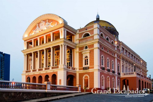 Teatro Amazonas, An Opera built in 1895 then in the middle of the jungle and at the time of the rubber boom, Manaus, Brazil