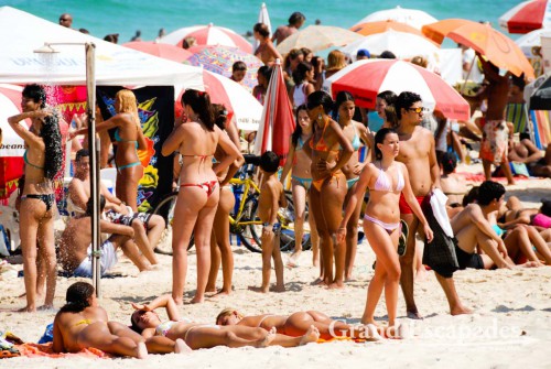 Remember: Bikinis were born here in the 80s. Now, they are sometimes really tiny ... Rio de Janeiro, Brazil