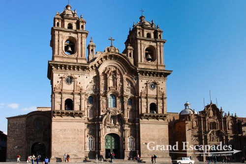 Iglesia de la Compania de Jesus ,Plaza de Armas, Cuzco, Peru