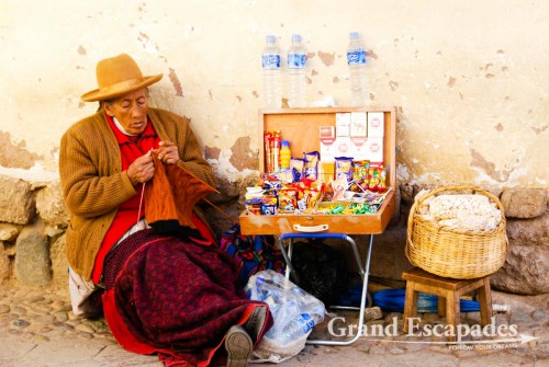 Street seller, Cuzco, Peru