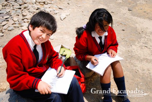 School children, Cuzco, Peru