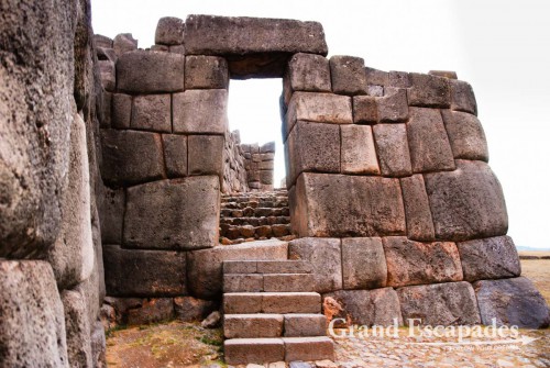 The Sun Gate: on June 21st, the sun aligns in the doors ... Saqsaywaman, the Sacred Valley, Peru