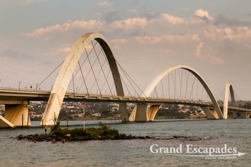 JK Bridge or Juscelino Kubitschek Bdrige, Brasilia, Distrito Federal, Brazil