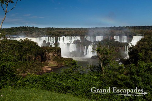 Panoramic View of Iguazu Falls, Brazil