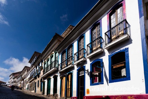 Colonial Houses, Ouro Preto, Minas Gerais, Brazil