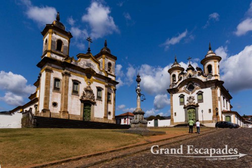 greja São Francisco de Assis and Igreja Nossa Senhora do Carmo, Mariana, Minas Gerais, Brazil