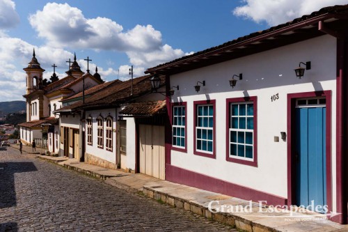 Cobblestone Streets & Colonial Houses of Mariana, Minas Gerais, Brazil