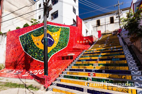 Selaron Stairs, Santa Teresa, Rio de Janeiro, Brazil