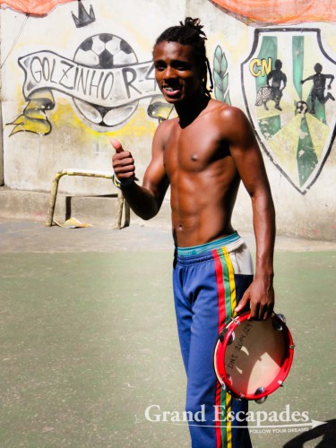 Capoeira dancer, Rocinha, Rio de Janeiro, Brazil