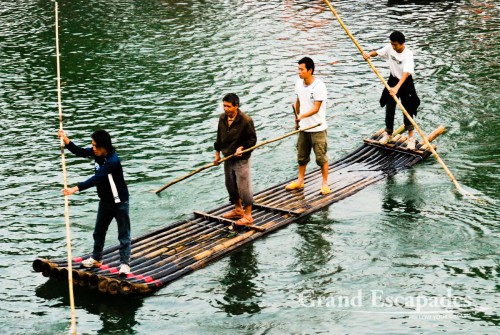 "Cruises" on Li River, Yangshuo, China