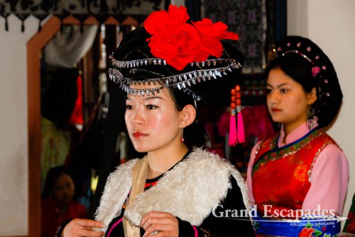 Traditional Bai dances, Dali, Yunnan, China