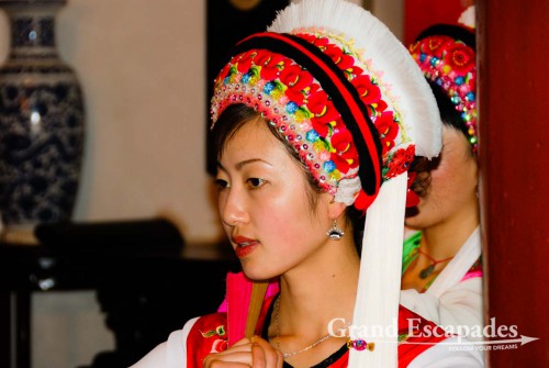 Traditional Bai dances, Dali, Yunnan, China