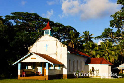 One of the many churches of Atiu, Atiu Island, Cook Islands
