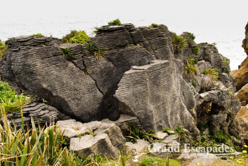Punakaitiki, famous for its pancake rocks and blowholes, South Island, New Zealand
