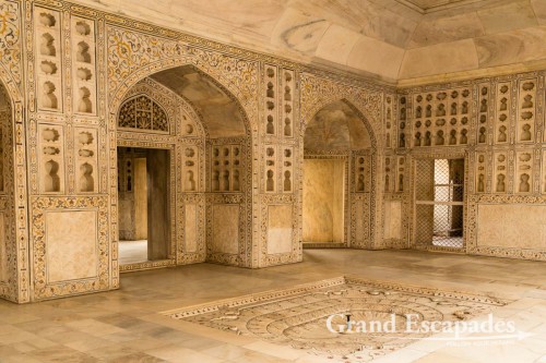 Inside the Red Fort, Agra, Rajasthan, India