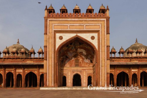 Buland Darwaza - the 54 meter high entrance to Fatehpur Sikri, near Agra, Rajasthan, India