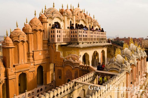 Hawa Mahal, the "Palace of Winds" or “Palace of the Breeze”, Jaipur, Rajasthan, India