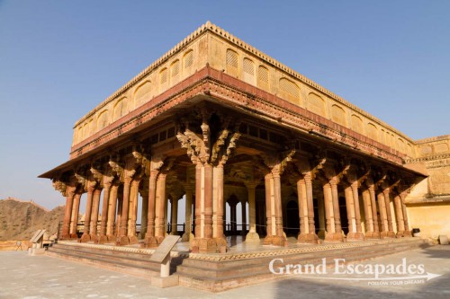 Baradhari Pavilion at Amber Fort, near Jaipur, the Pink City, Rajasthan, India