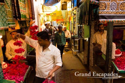 In the bazaar near Hazrat-ud-din Dargah, Delhi, India