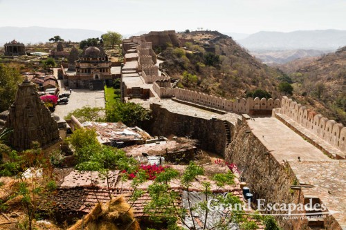 Kumbhalgarh Fort and the "Indian Great Wall", Kumbhalgarh, Rajasthan, India
