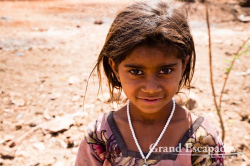 Young girl in a village near Bundi, Rajasthan, India