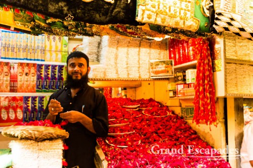 In the bazaar near Hazrat-ud-din Dargah, Delhi, India