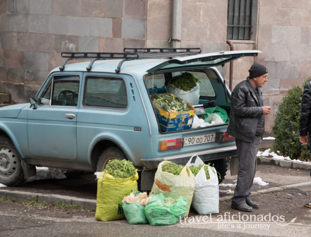 Street Vendors in Goris