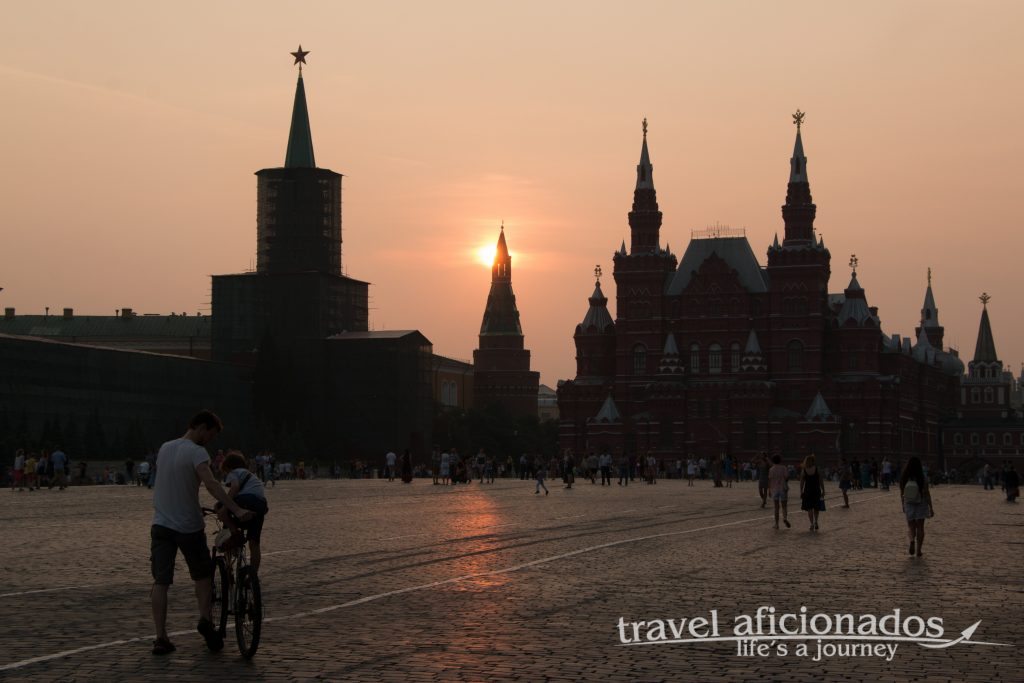 Red Square at sunset