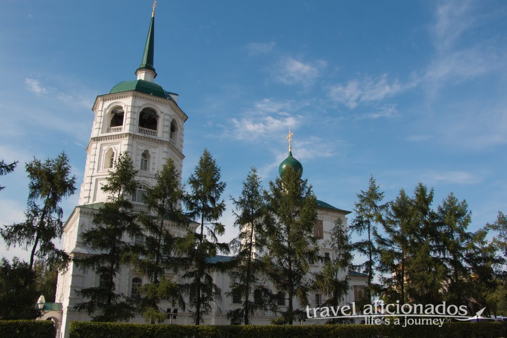 Saviour's Church, constructed 1706 and thus the oldest stone-built church in Eastern Siberia